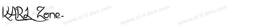 KARL Zone字体转换